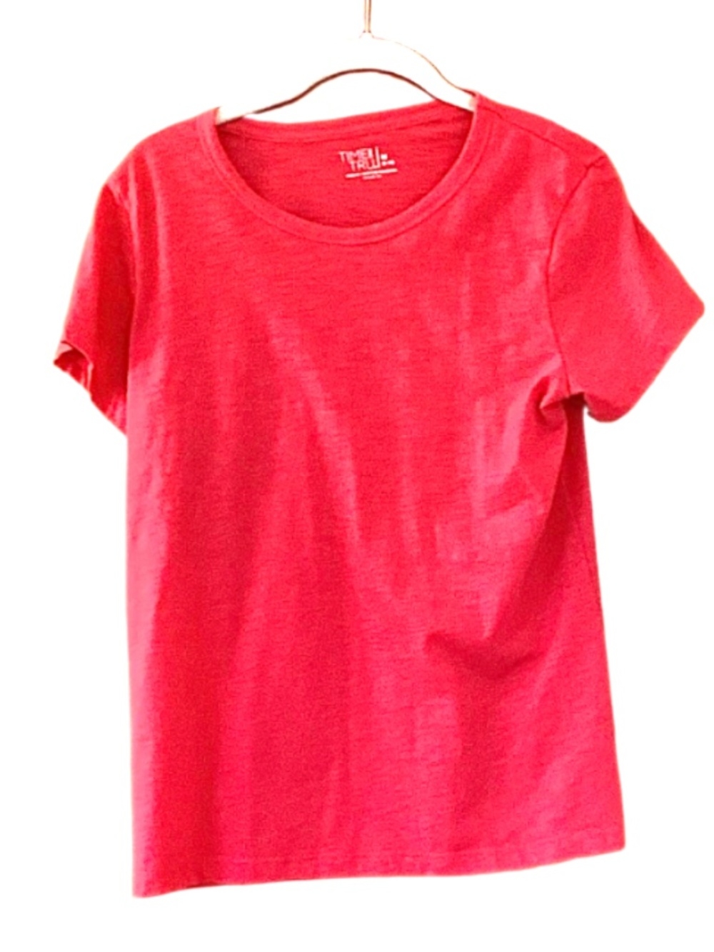 Time and Tru Womens Pink T Shirt, M